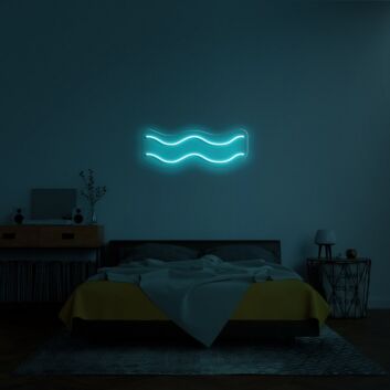 Aquarius Neon Sign for Zodiac Lovers