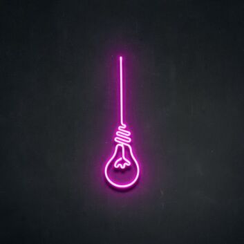 Lightbulb Moment Neon Sign for Creative Spaces