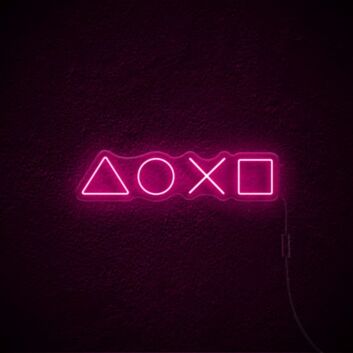 Playstation Neon Sign for Gamers