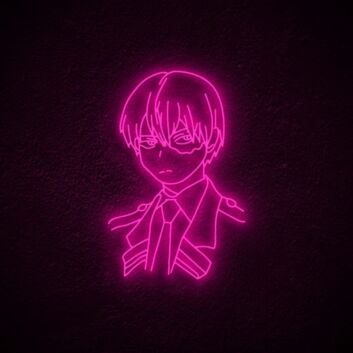Todoroki Neon Sign for My Hero Academia Fans
