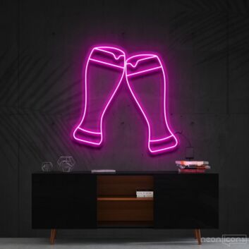 Beer Cheers Neon Sign for Bars and Party Spaces