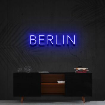 Berlin Neon Sign for Travel Lovers