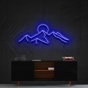 Desert Sunset Neon Sign for Nature and Desert Themed Spaces