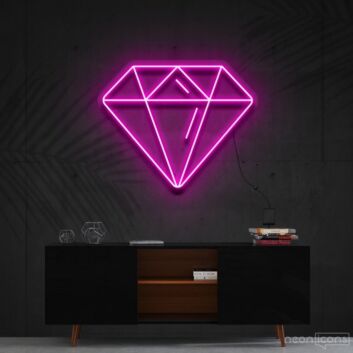 Diamond Neon Sign for Glamorous Decor