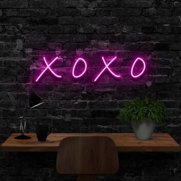 Xoxo Neon Sign for Romantic Settings