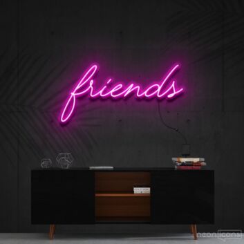 Friends Neon Sign for TV Show Fans and Cozy Decor