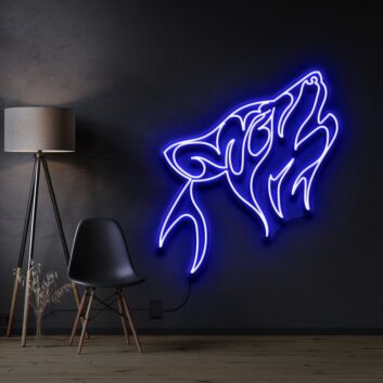 Husky Neon Sign for Pet Lovers