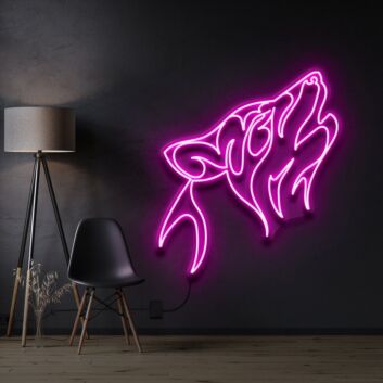 Husky Neon Sign for Pet Lovers