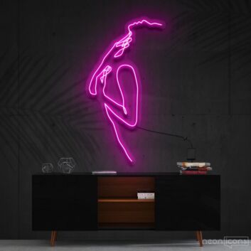 A Minimalist Touch Neon Sign for Modern Decor