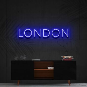 London Neon Sign for Travel Lovers