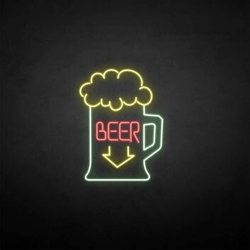 Customize &#39;BEER&#39; neon sign