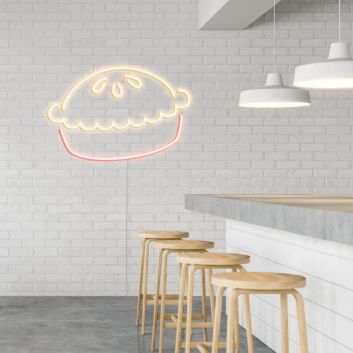 Pie Neon Sign for Kitchens and Food Lovers