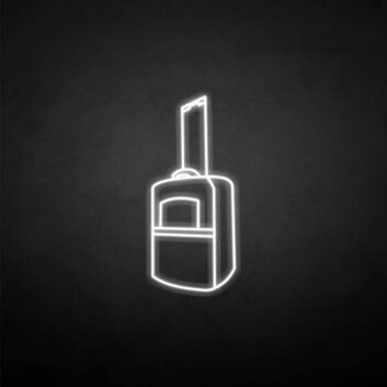 &#39;suitcase&#39; neon sign