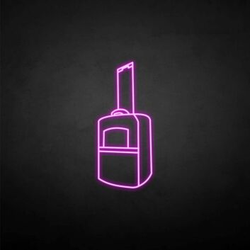 &#39;suitcase&#39; neon sign