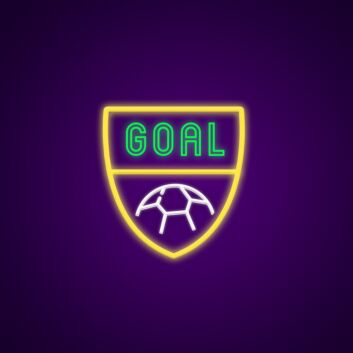 Goal Neon Sign for Motivational Decor