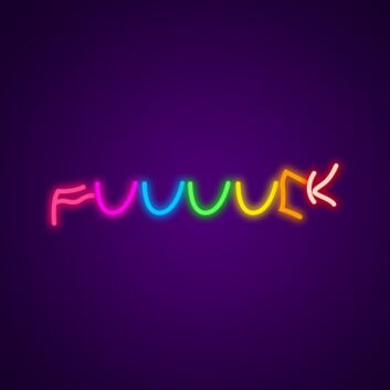 Fuuuuck Neon Sign for Bold Statements
