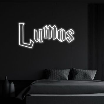 Lumos Neon Sign for Harry Potter Fans