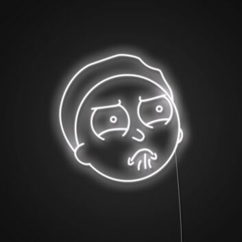 Morty Neon Sign for Rick and Morty Fans