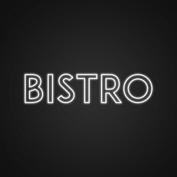 Bistro Neon Sign for Restaurants
