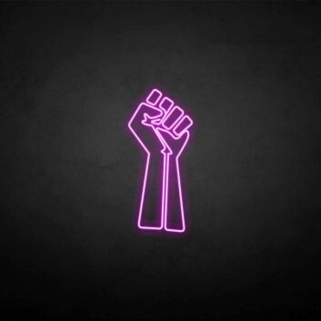 Fighting&#39; neon sign