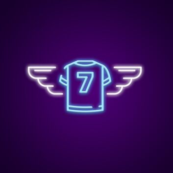 Jersey Neon Sign for Sports Enthusiasts