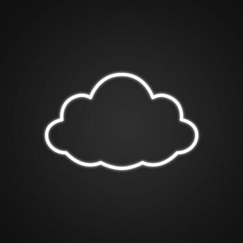 Clouds Neon Sign for Peaceful Spaces