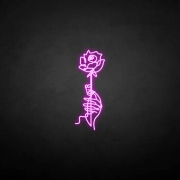 &#39;Rose&#39; neon sign