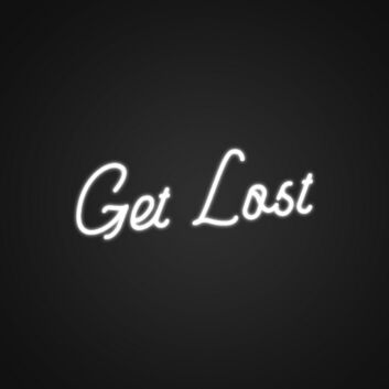 Get Lost Neon Sign for Adventurers