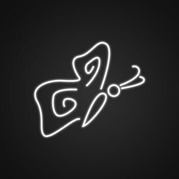 Butterfly Neon Sign A whimsical touch for bedrooms or nurseries