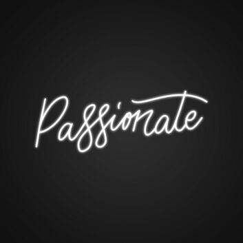 Passionate Neon Sign Add a touch of passion to your space