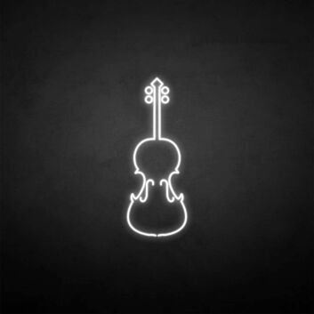 Violin&#39; neon sign