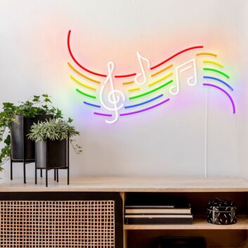 Musical Notes Neon Sign Great for music lovers and studios