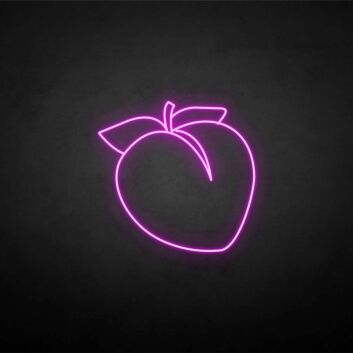 Peach3&#39; neon sign