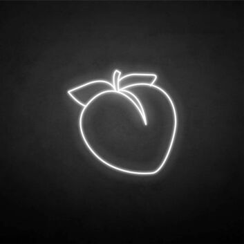 Peach3&#39; neon sign