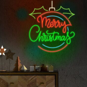 Merry Christmas Neon Sign Celebrate the festive season