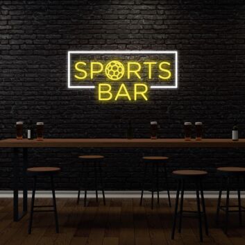 Cool Sports Bar Neon Sign Attract customers to your sports bar