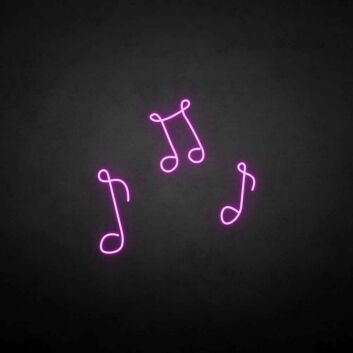 Notes&#39; neon sign