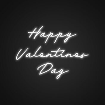 Happy Valentines Day Neon Sign Make Valentine's Day special with bright lights