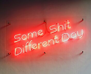 Same Shit Different Day Neon Sign v2 Add humor to your everyday life