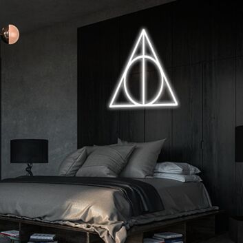 The Symbol of Magic Neon Sign Perfect for fans to showcase their love for magic