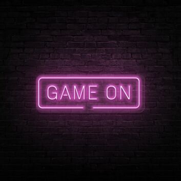 Game On Neon Sign Perfect for game rooms and sports enthusiasts