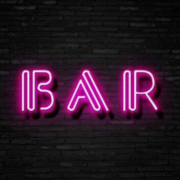 Bar Neon Sign Ideal for bars and social spaces