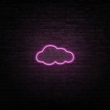 Cloud Neon Sign Add a touch of whimsy and serenity