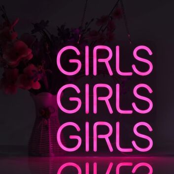 Girls Girls Girls Neon Sign Club Style