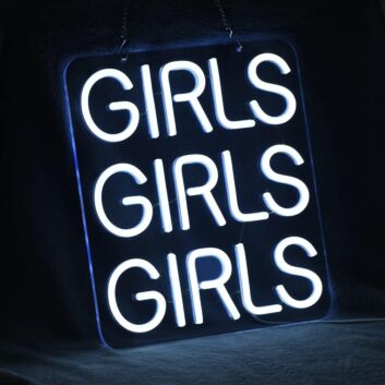 Girls Girls Girls Neon Sign Club Style