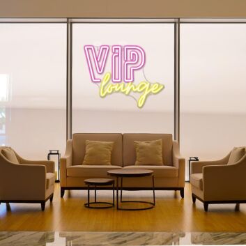 VIP Lounge Commercial Neon Sign Exclusive Space