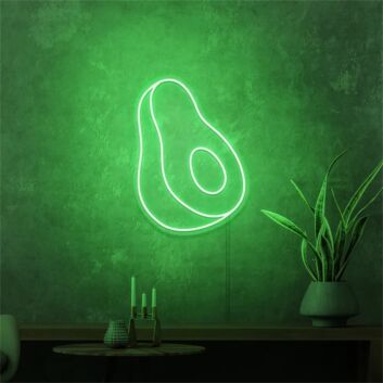 Brighten Up Your Space: Avocado Mini LED Neon Sign Perfect for Home Decor, Office Accents, and Vibrant Party Atmospheres.