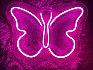 Transform Any Space into a Magical Retreat - Butterfly Custom LED Neon for Home Decor, Weddings, and Bars.