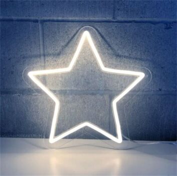 Brighten Festive Celebrations and Storefronts with the Christmas Star LED Neon Sign.