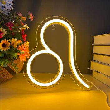 Brighten Your Nights: Constellation Leo LED Neon Sign Perfect for Home Decor, Bars, and Celebratory Events